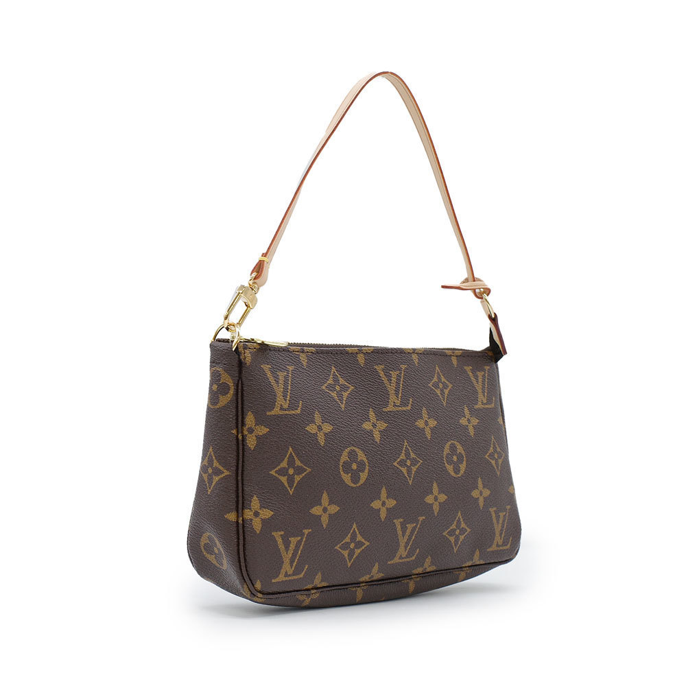 Louis Vuitton Pochette Accessoire Pouch Monogram Brown